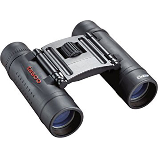 Tasco 10x25 Essentials Binocular Black, Roof Prism