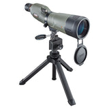 Bushnell 20-60x65 Trophy Xtreme Spotting Scope Green, Straight Body, Tripod, Hard Case, Soft Case