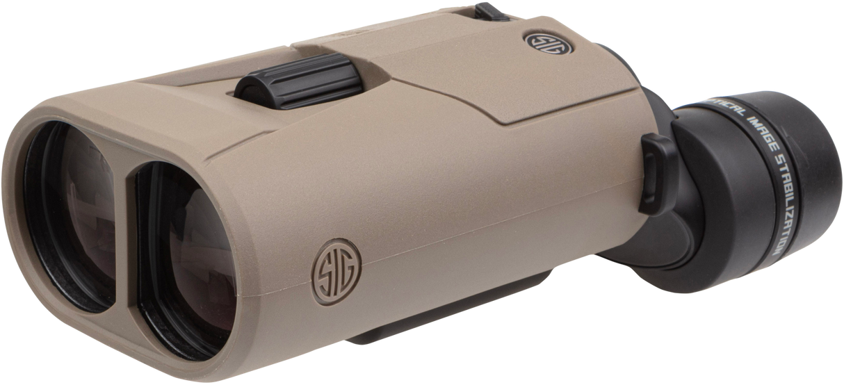 Sig Sauer Electro-Optics SOZ6WP12 Zulu6 HDX Flat Dark Earth 12x42mm Roof Prism Magnesium Features Optical Image Stabilization