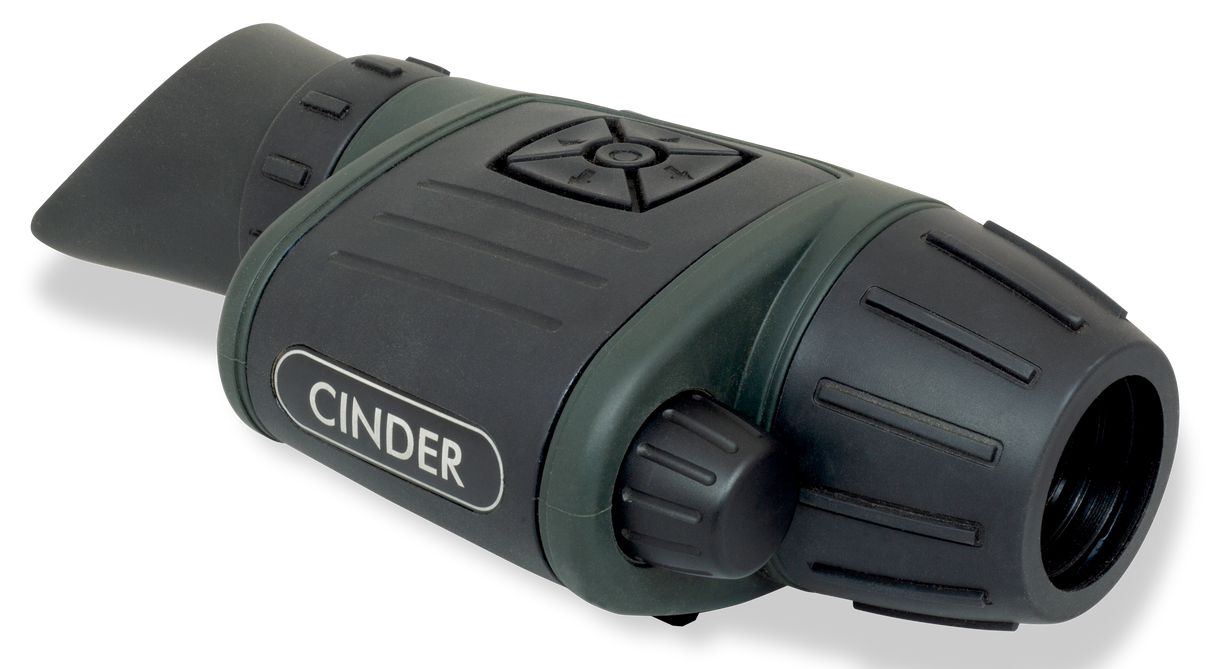 Steiner 9501 Cinder Thermal Monocular Matte Black 3x40mm AO 320x240 Resolution 1x/2x/4x Zoom Features E-Compass