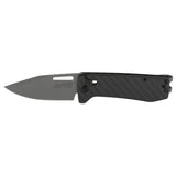 S.O.G SOG12630157 Ultra XR2.80" Folding Clip Point Plain Graphite TiNi Cryo S35NV Steel Blade/Black Textured Carbon Fiber Handle Includes Pocket Clip