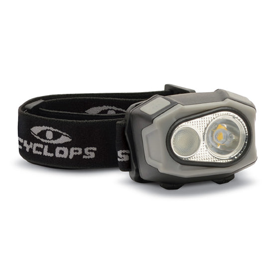 Cyclops HL4X Headlamp LED with Rechargeable Battery Polymer Black