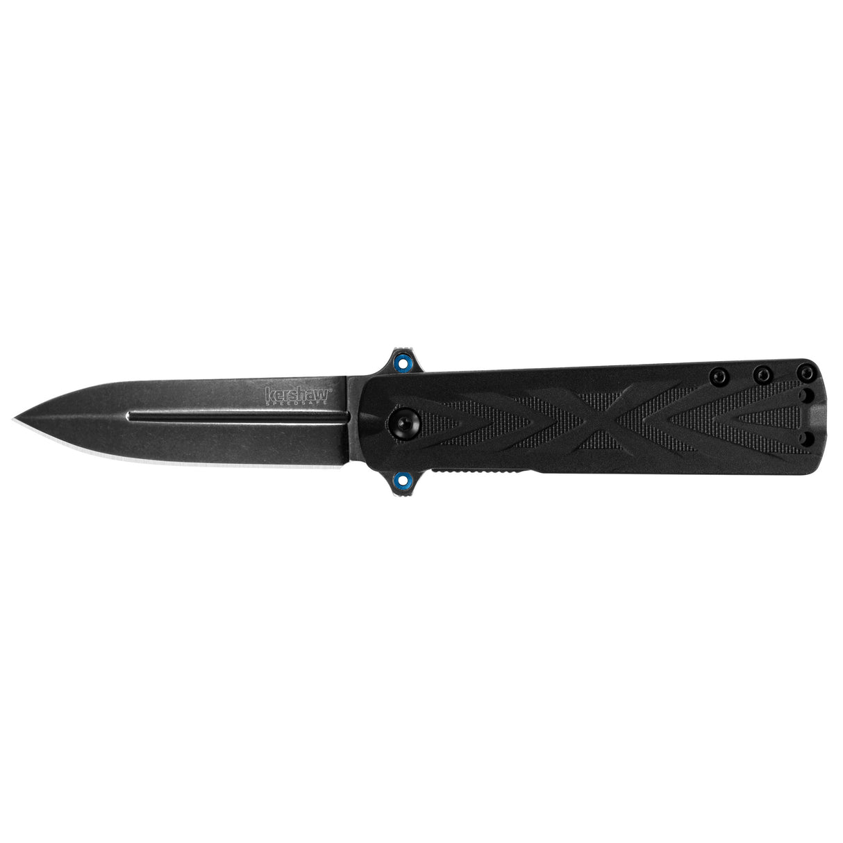 Kershaw 3960 Barstow3" Folding Spear Point Plain Black Oxide Blackwash 8Cr13MoV SS Blade Black Glass-Filled Nylon Handle Includes Pocket Clip