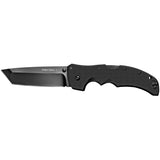 Cold Steel CS27BT Recon 1 4" Folding Tanto Plain DLC Coated American S35VN Blade/ Black Textured G10 Handle Includes Pocket Clip