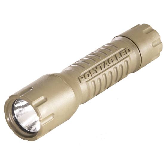 Streamlight Polytac Flashlight White LED with Batteries (2 CR123A Lithium) Polymer