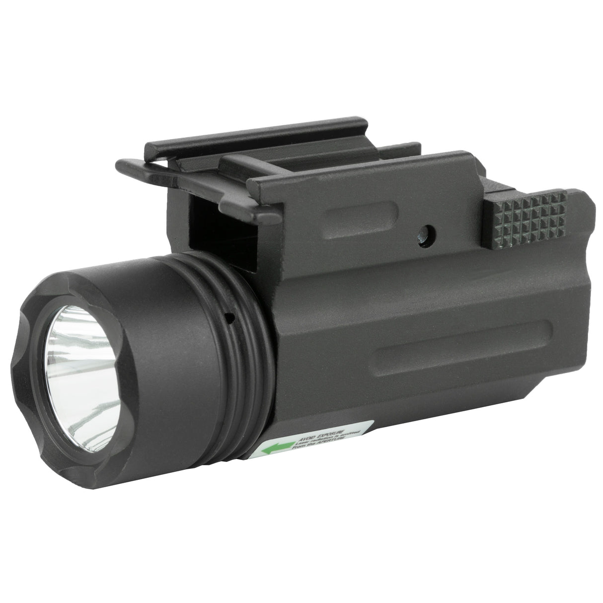 NcStar AQPTFLG Green Laser/FlashlightFor Universal w/Accessory Rail 150 Lumens/5mW Output, White Cree LED Light/Green Laser QR Weaver/Picatinny Mount Black Anodized Aluminum