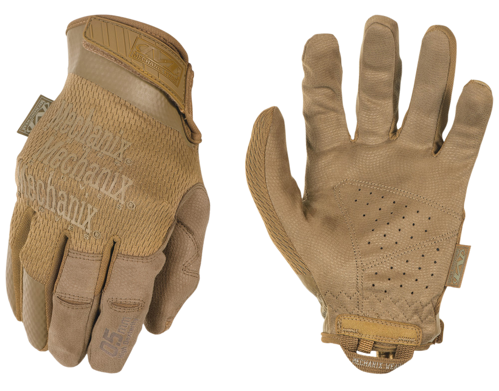 Mechanix Wear MSD72008 Specialty 0.5 High-Dexterity Coyote Suede Small