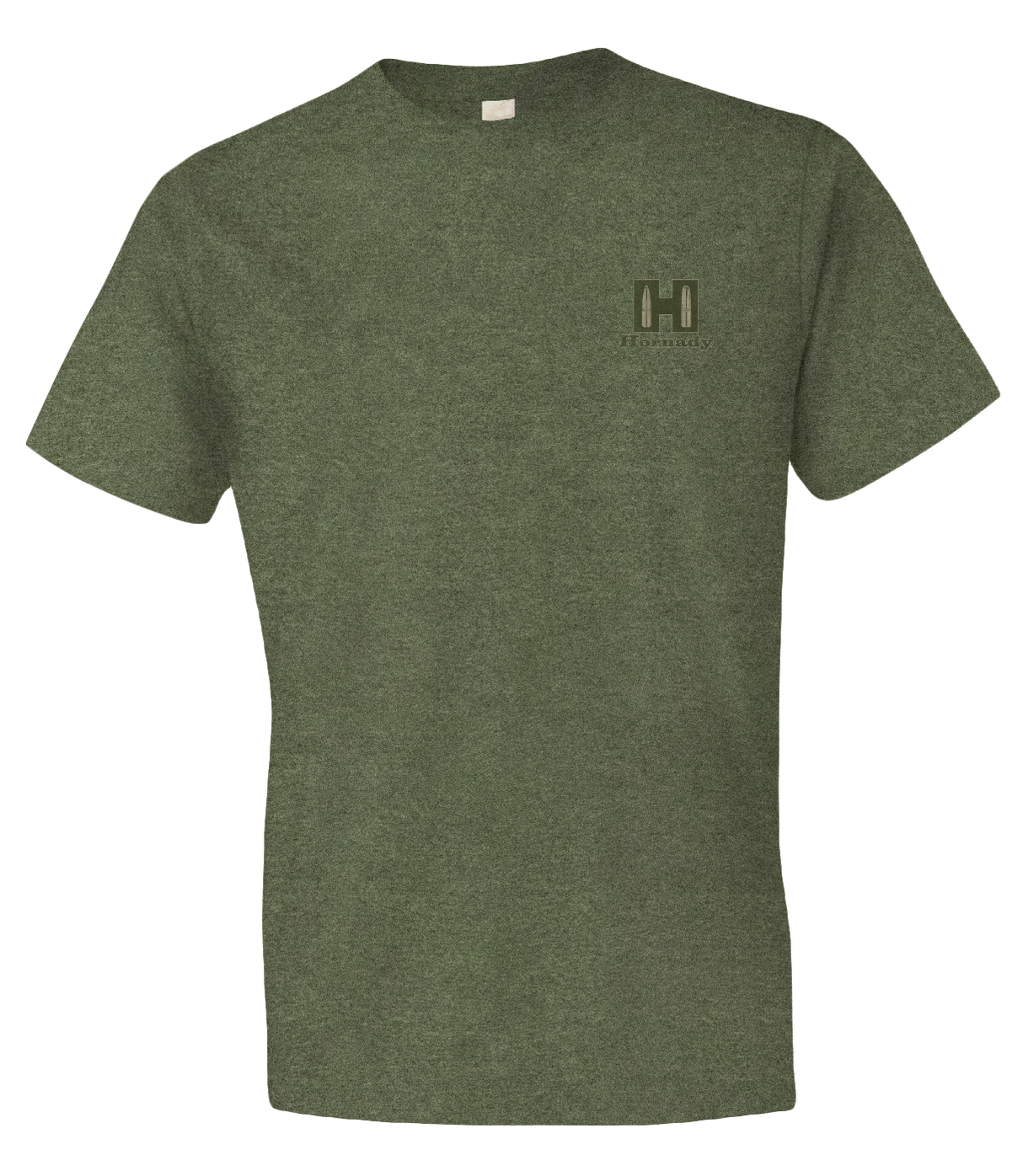 Hornady 99600XXXL Hornady T-Shirt 99600XXXL OD Green Cotton Short Sleeve 3XL