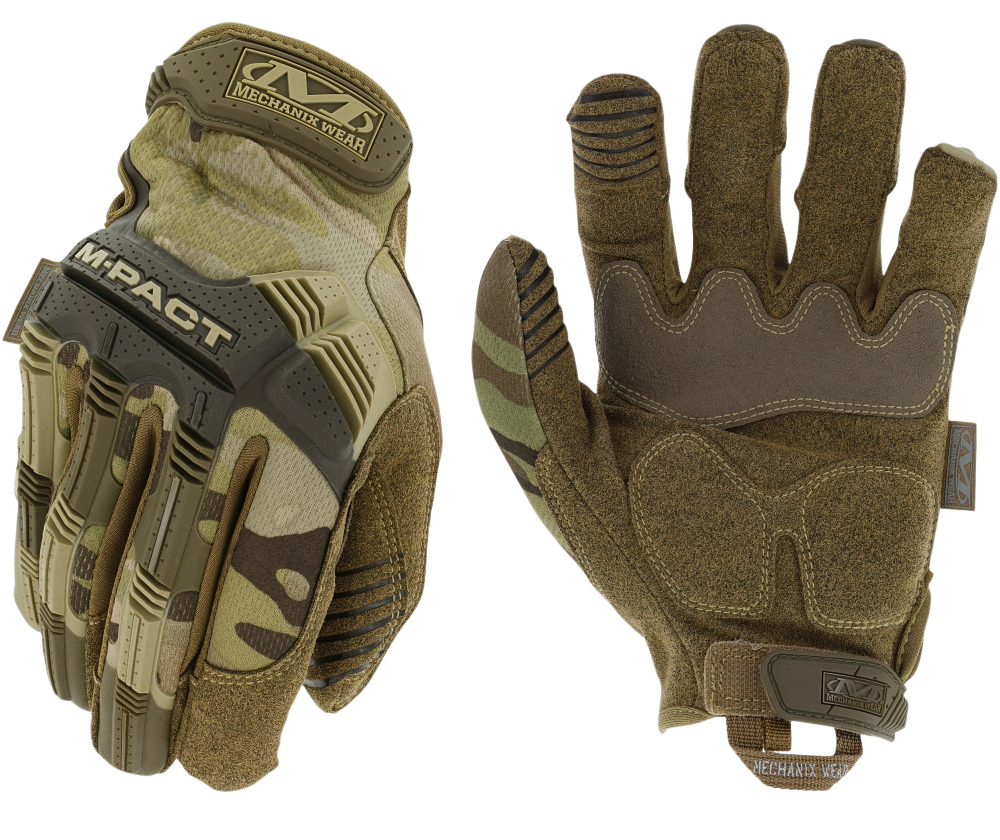 Mechanix Wear MPT78011 M-Pact Gloves MultiCam Touchscreen Synthetic Leather XL