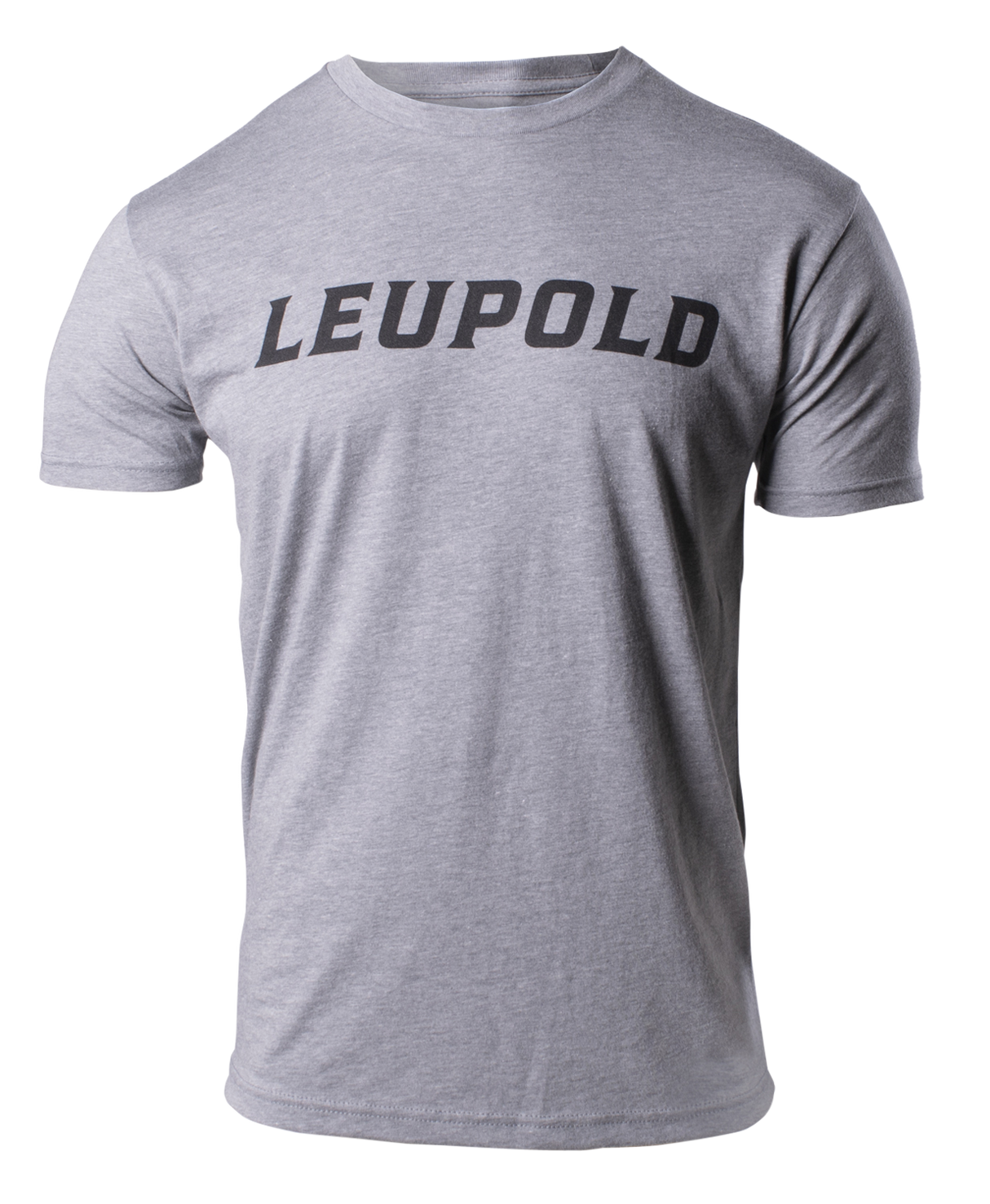 Leupold 180229 WordmarkGraphite Heather Cotton/Polyester Short Sleeve Medium