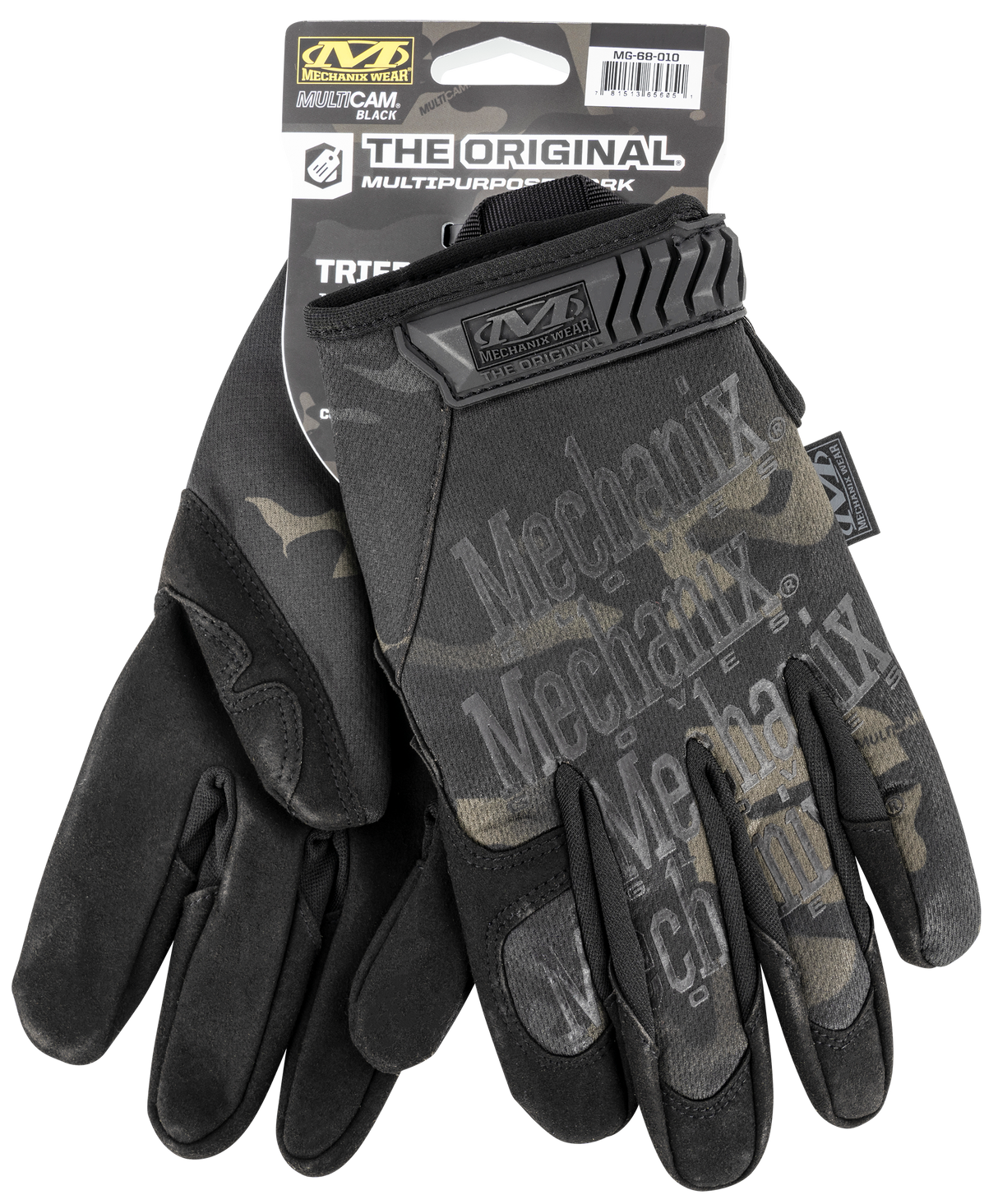 Mechanix Wear MG68011 Multicam Black Original Touchscreen Synthetic Leather XL