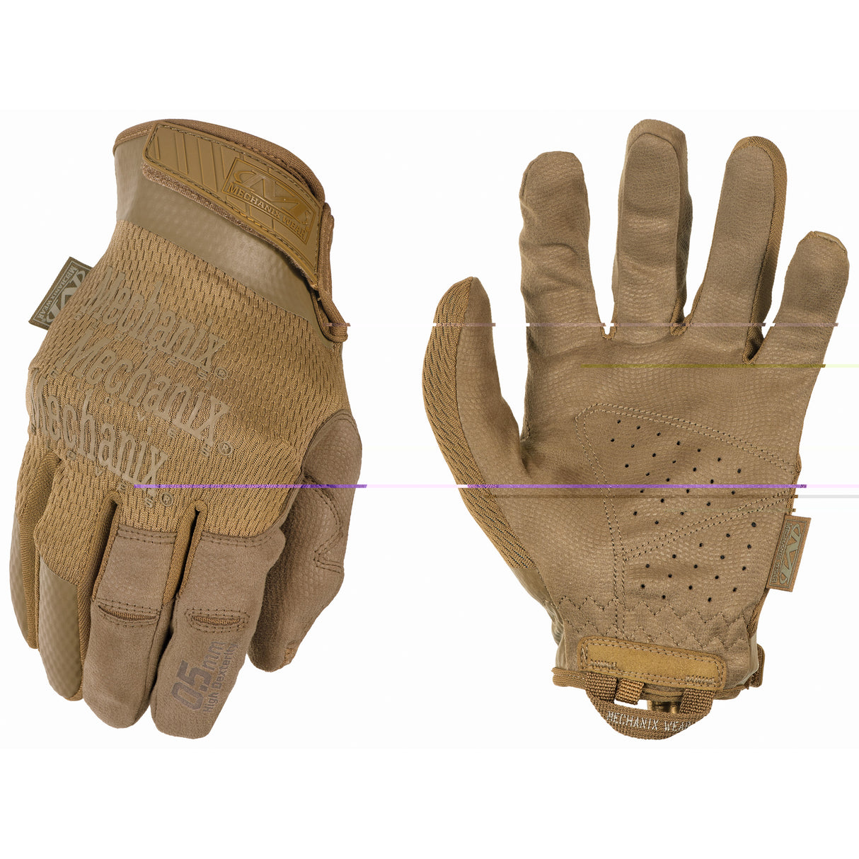 Mechanix Wear MSD72011 Specialty 0.5 High-Dexterity Coyote Suede XL