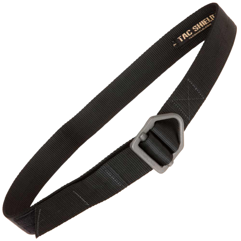 Tacshield T32MDBK Tactical Riggers Belt 34"-38" Double Wall Webbing Black Medium 1.75" Wide""