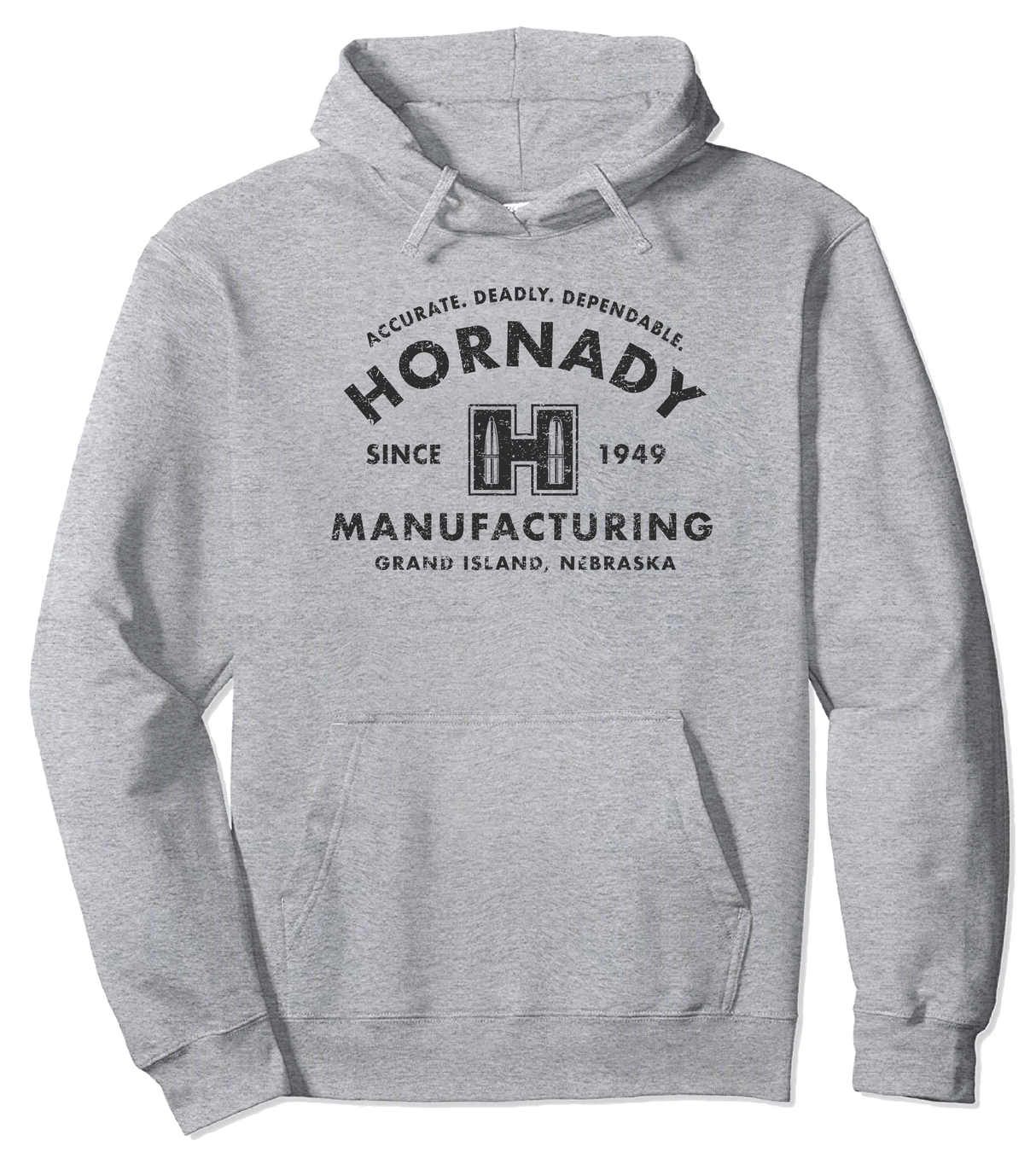 Hornady 99598M Accurate, Deadly, DependableGray Long Sleeve Medium