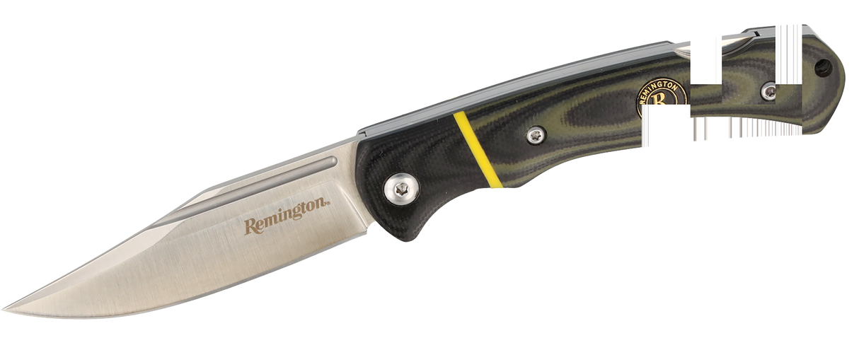 Remington Accessories 15639 Hunter Lock Back Folding Stainless Steel Blade Multi-Color G10 Handle