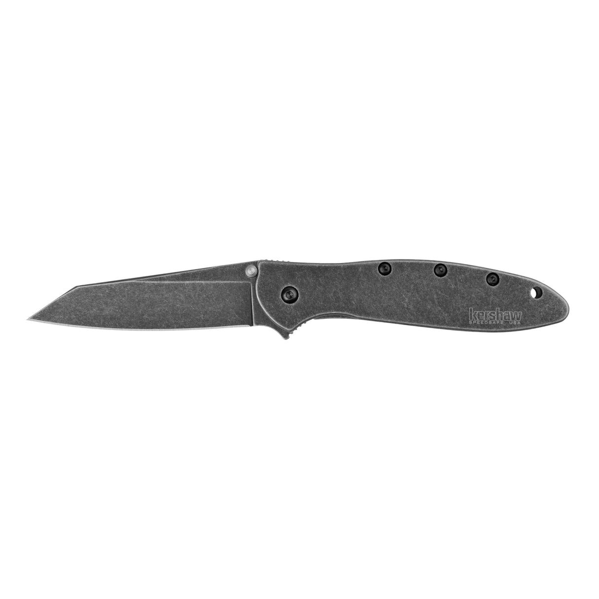 Kershaw RANDOM LEEK-BLACKWASH, Folding Knife, Plai