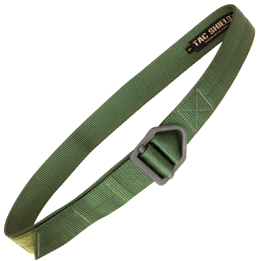 Tacshield T32MDOD Tactical Riggers Belt 34"-38" Double Wall Webbing OD Green Medium 1.75" Wide""