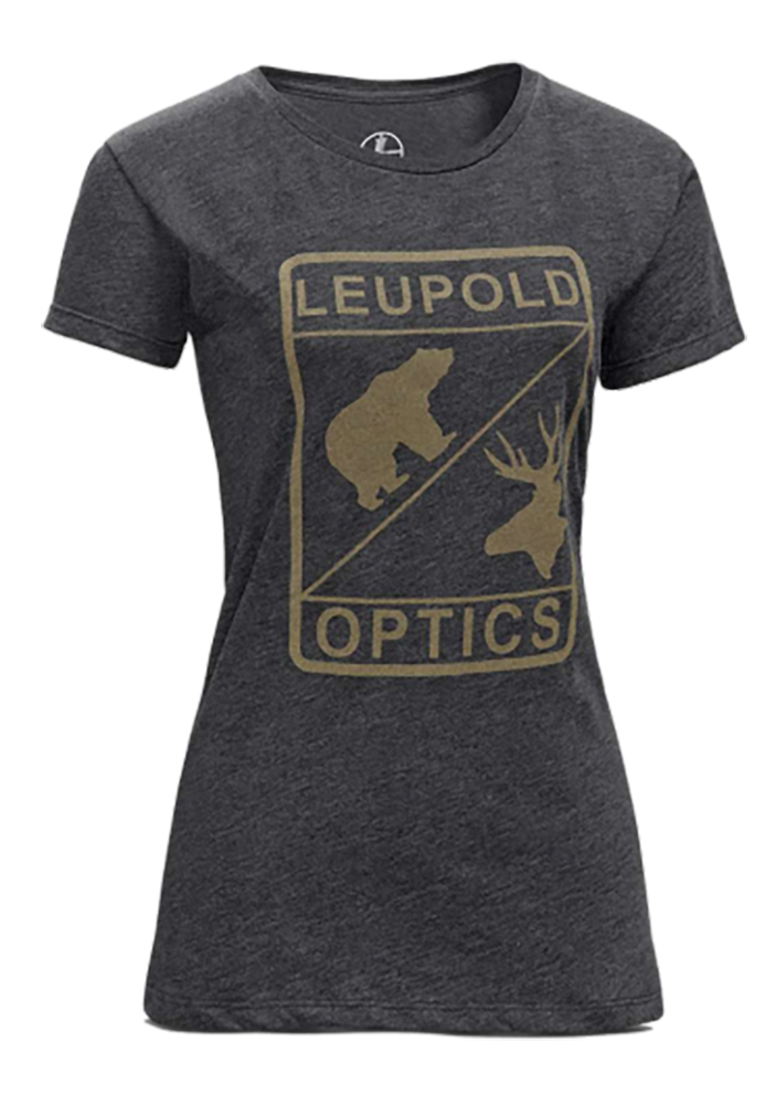 Leupold 170559 L Optics Women's Graphite Cotton/Polyester Short Sleeve Medium