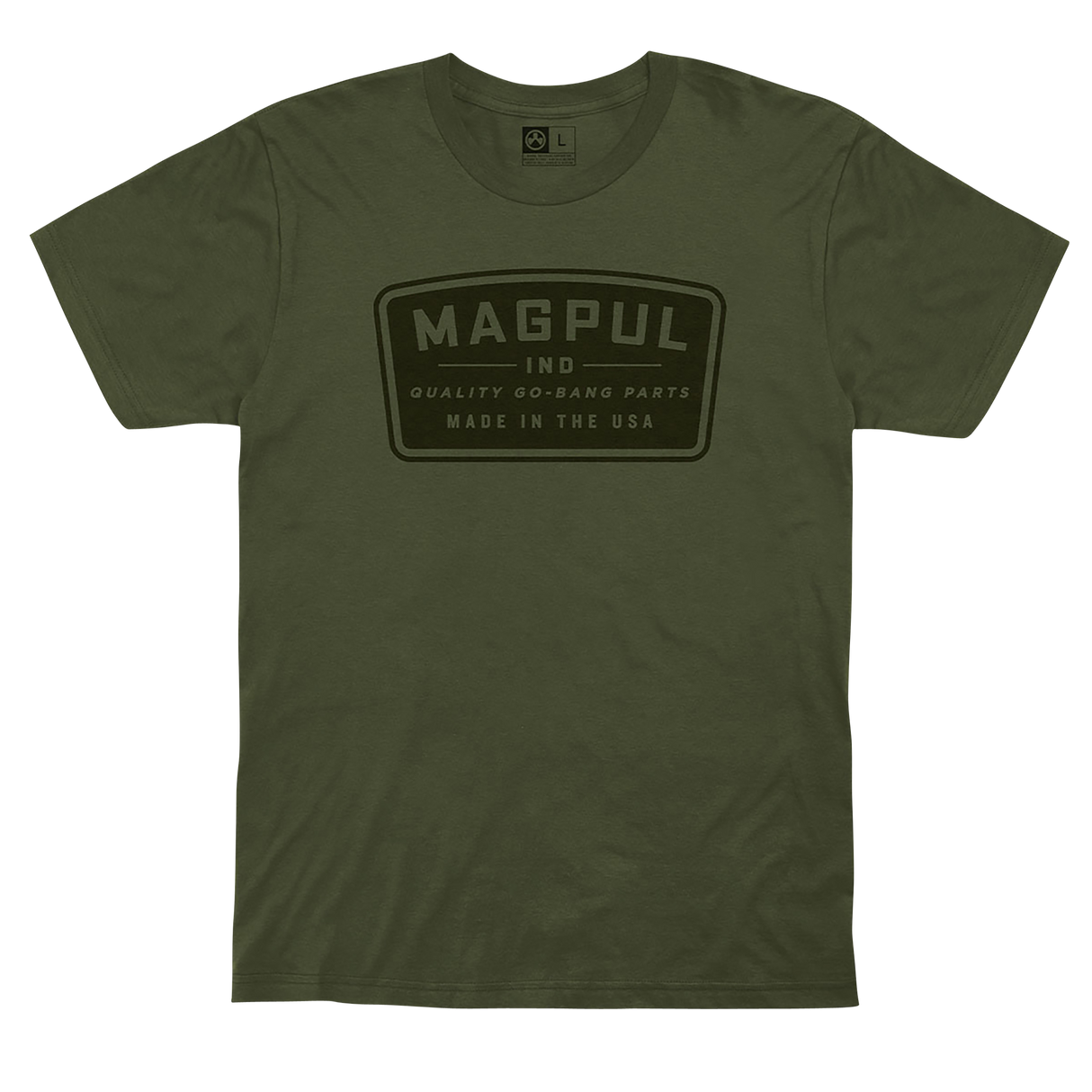 Magpul MAG1111-316-S Go Bang PartsOlive Drab Cotton Short Sleeve Small