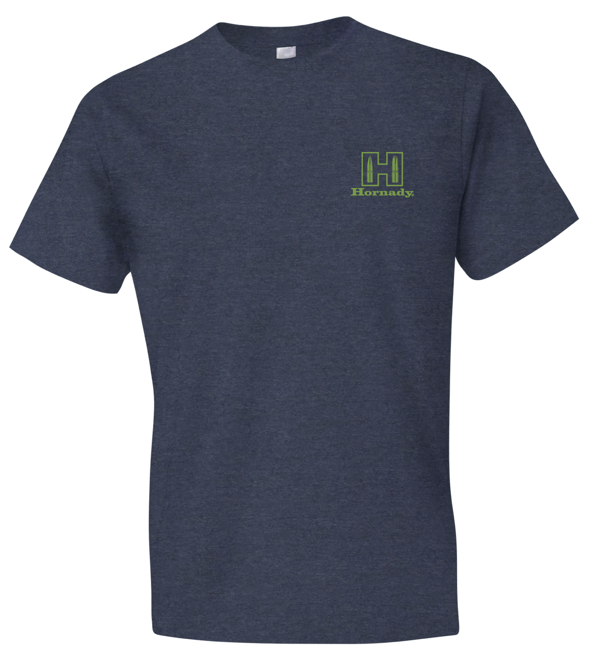 Hornady Gear 30992 Hornady T-Shirt Logo Stamp Indigo Short Sleeve Medium