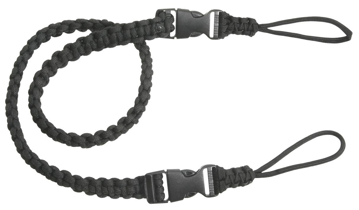 Outdoor Connection PCBS80575 Bino-Strap0.63" W x 32.50" L Black Paracord