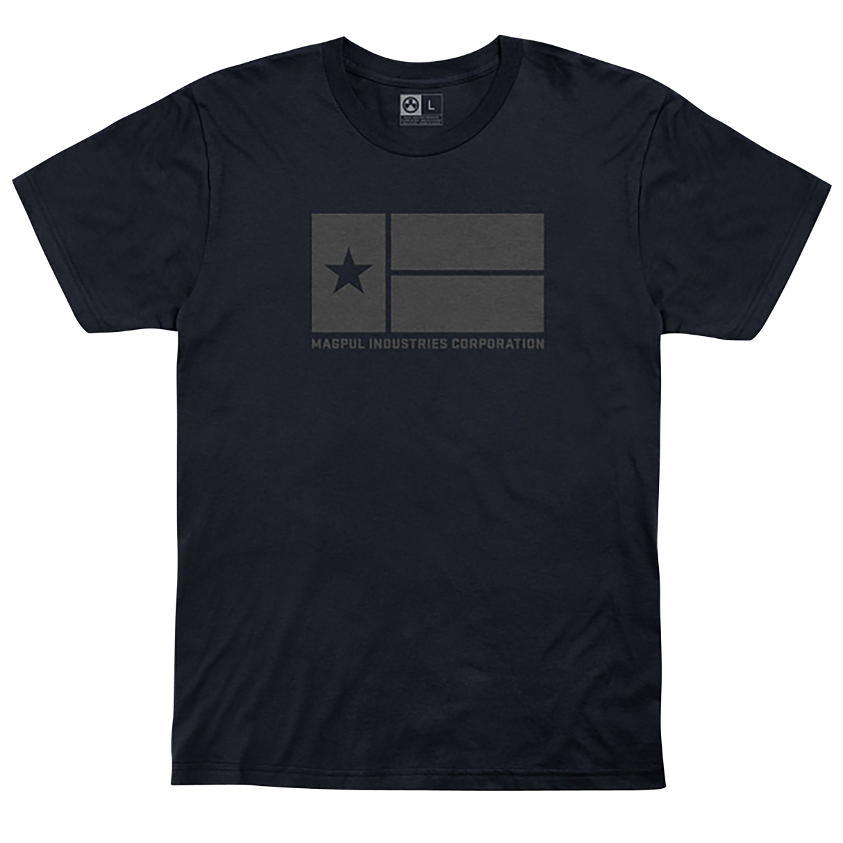 Magpul MAG1201-410-S Lone StarNavy Cotton/Polyester Short Sleeve Small