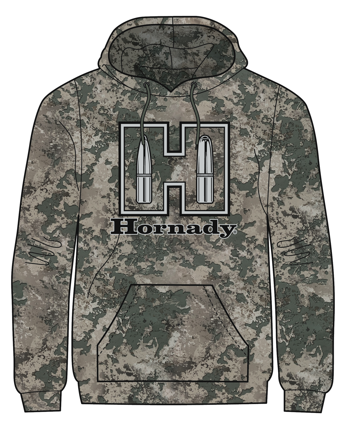 Hornady 99596XXXL FleeceCamo Long Sleeve 3XL