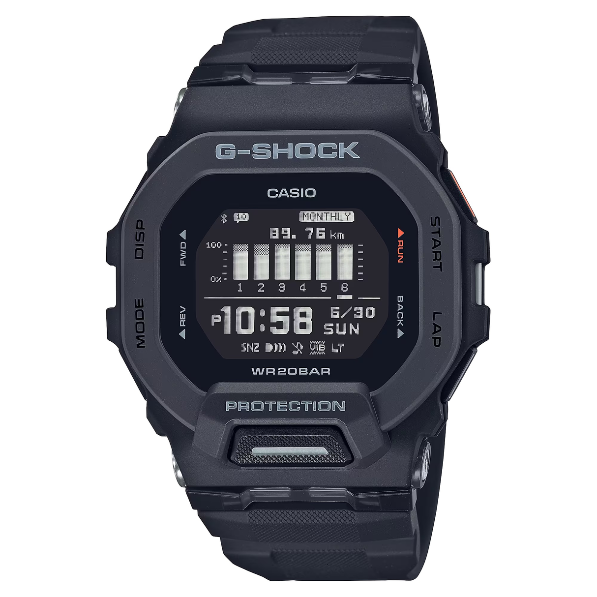 G-shock/vlc Distribution G-shock, Gshock Gbd2001 Tactical Move Step Tracker Blk