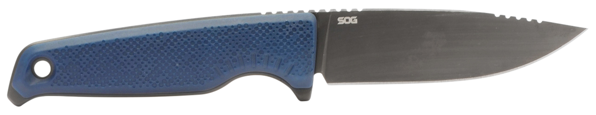 S.O.G SOG17790157 Altair FX 3.40" Fixed Plain Satin TiNi Cryo CPM 154 SS Blade/ Squid Ink Black GRN Handle