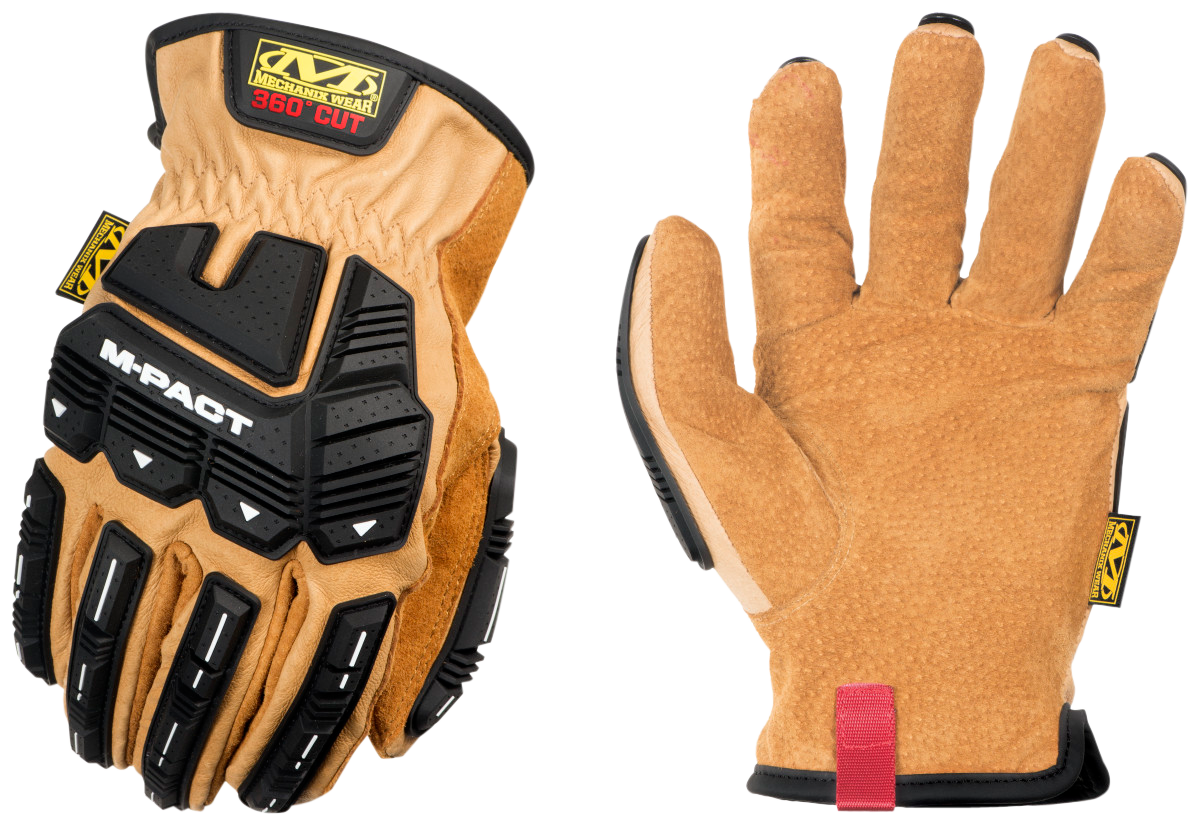 Mechanix Wear LDMPC75008 Durahide M-Pact Driver F9-360 Small Tan DuraHide Leather