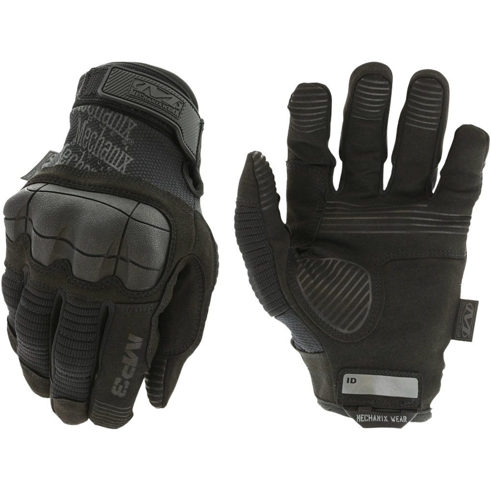 Mechanix Wear MP355010 M-Pact 3 Covert Black Synthetic Leather Large