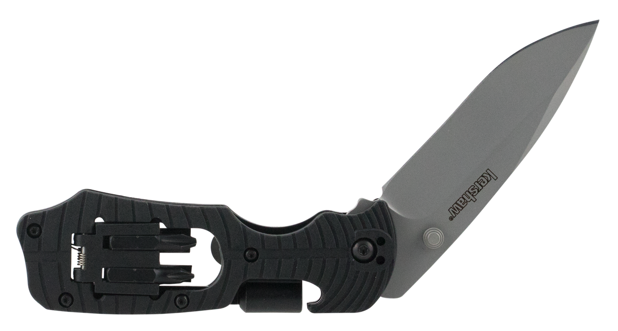 Kershaw 1920 Select FireFolding 8Cr13MoV SS 7.60" Long Plain Blade Black Glass-Filled Nylon Handle