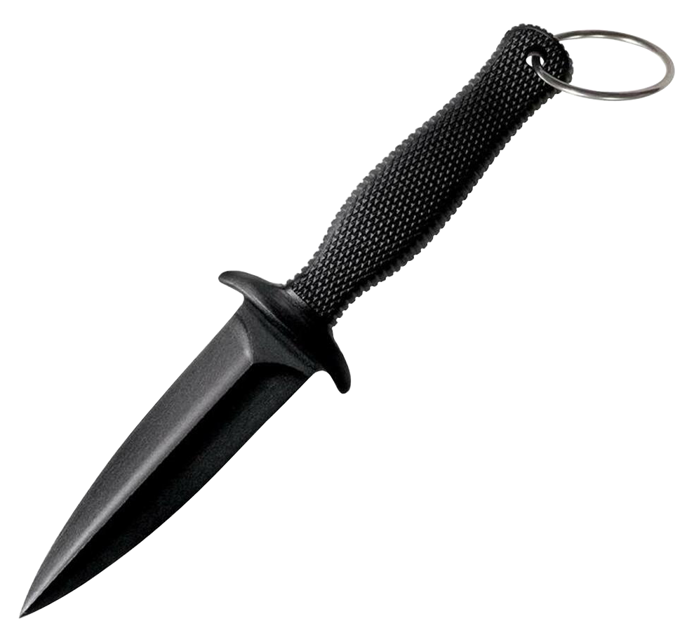 Cold Steel CS92FBB FGX Boot Blade II 3.25" Fixed Plain Black Griv-Ex Blade/Black Checkered Kray-Ex Handle