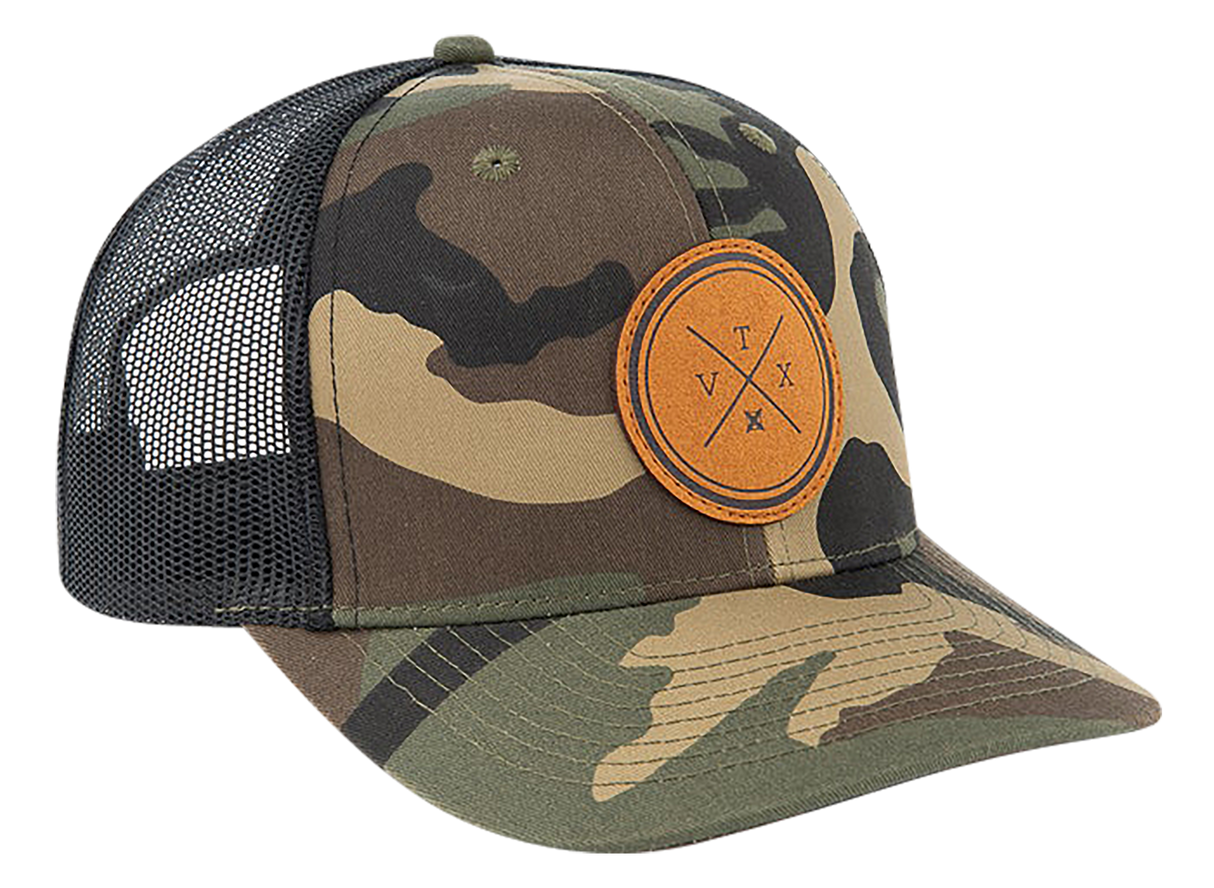 Vertx, Vertx Vtx9911 Lthr Patch Camo Hat Olvcamo