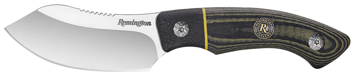 Remington Accessories 15637 Hunter Caping Fixed Stainless Steel Blade Multi-Color G10 Handle Includes Sheath