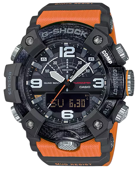 G-shock/vlc Distribution G-shock, Gshock Ggb1001a9 Tactical Mudmaster Orn/blk