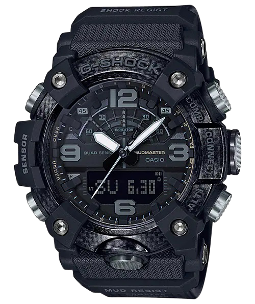 G-shock/vlc Distribution G-shock, Gshock Ggb1001b Tactical Mudmaster Blkout