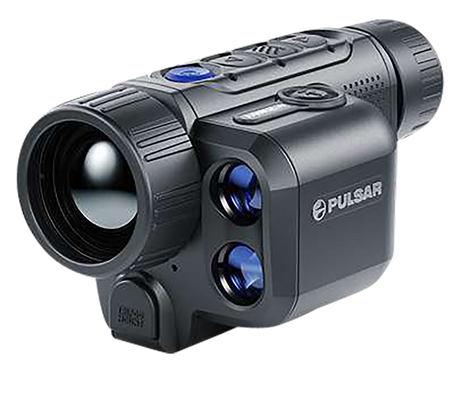 Pulsar Axion 2 Pro LRF XQ35 Thermal Monocular Black 2-8x 35mm Multi Reticle 384x288, 50Hz Resolution Zoom 4x Features Laser Rangefinder