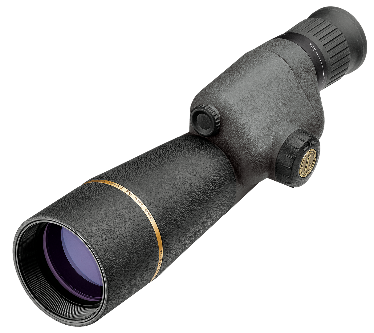 Leupold 15-30x50 Gold Ring Spotting Scope Shadow Gray, Straight