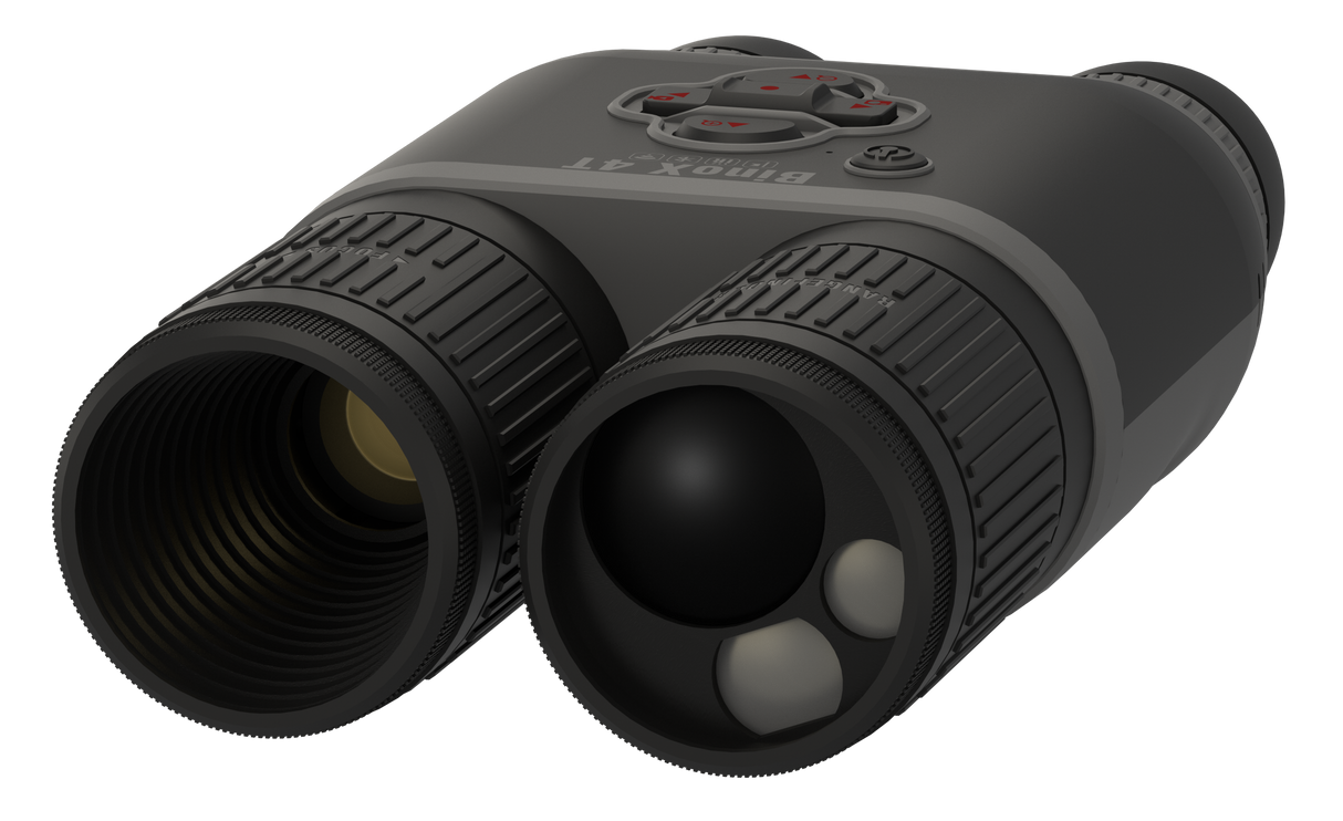 ATN TIBNBX4641L BinoX 4T Thermal Binocular Black 1-10x 19mm 4th Generation 640x480, 60Hz Resolution Features Rangefinder