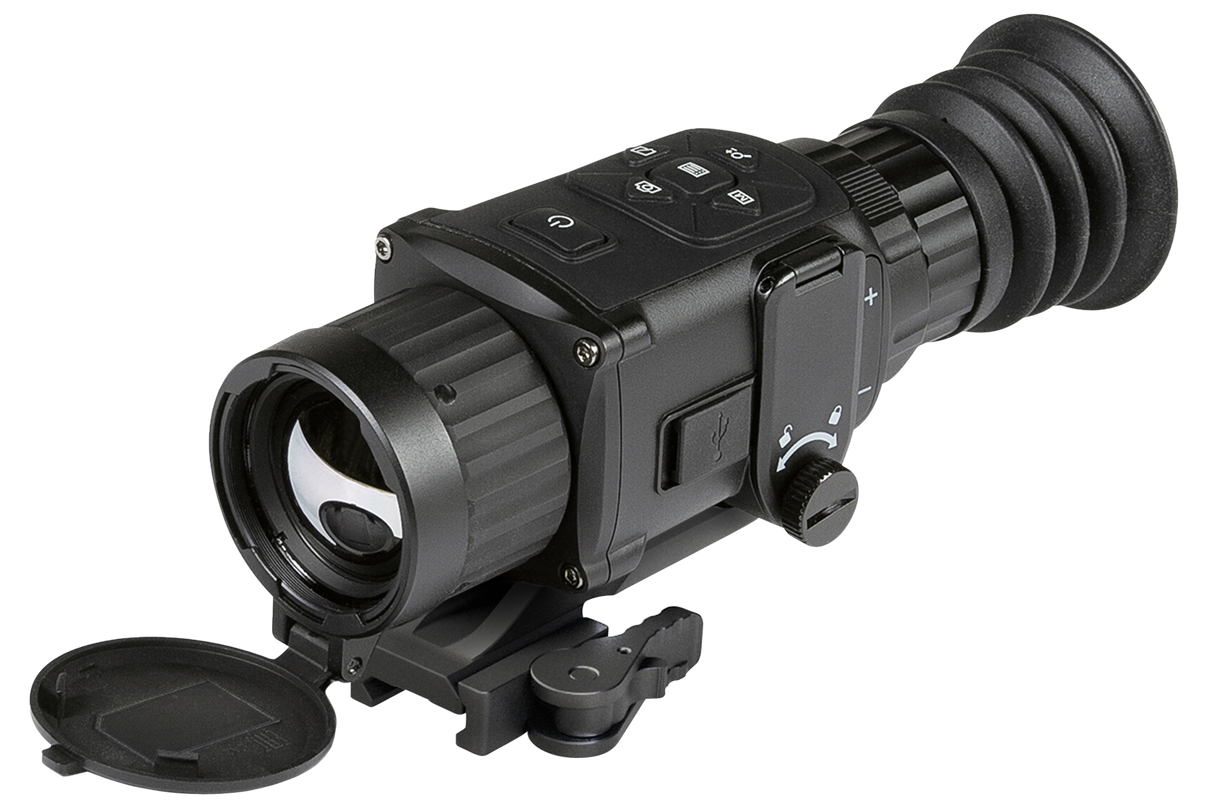 AGM Global Vision 3143855004RA51 Rattler TS25-256 Thermal Hand Held/Mountable Scope Black 3.5-28x 25mm Multi Reticle 256x192 Resolution Zoom Digital 1x/2x/4x/8x/PIP