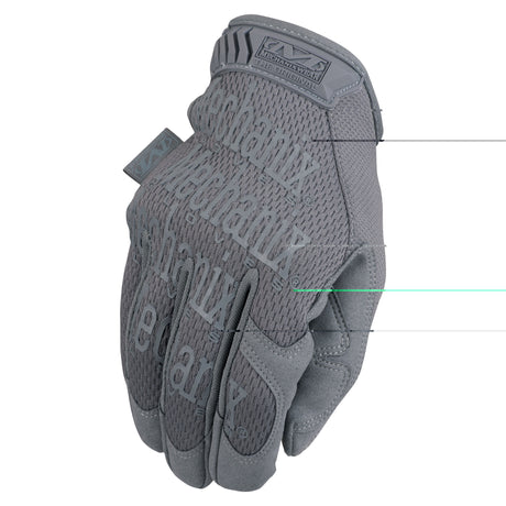 Mechanix Wear Original Gloves, Wolf Grey, Medium MG-88-009