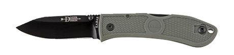 Ka-Bar 4062PK Dozier Hunter 3" Folding Drop Point Plain AUS-8A SS Blade Pink Zytel Handle Includes Pocket Clip