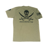 Spike's Tactical Special Weapons Team Spike's Tactical Tee Shirt, XL, Green SGT1073-XL