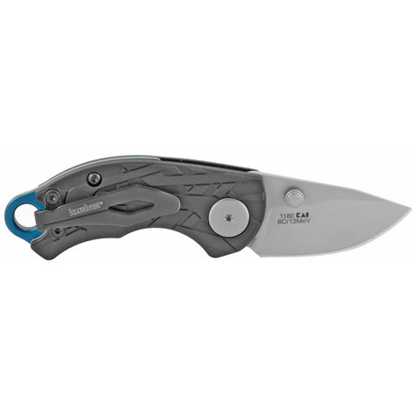 Kershaw Aftereffect, 1.7" Folding Knife, Drop Point, Plain Edge, 8CR13MOV 1180 Bead-Blasted, Black Glass-Filled Nylon Handle