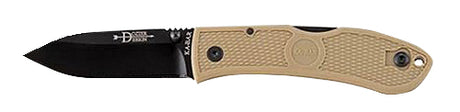 Ka-Bar 4062PK Dozier Hunter 3" Folding Drop Point Plain AUS-8A SS Blade Pink Zytel Handle Includes Pocket Clip