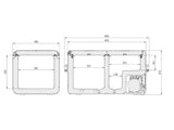 Dometic CFX3 75DZ Dual Cooler-Freezer